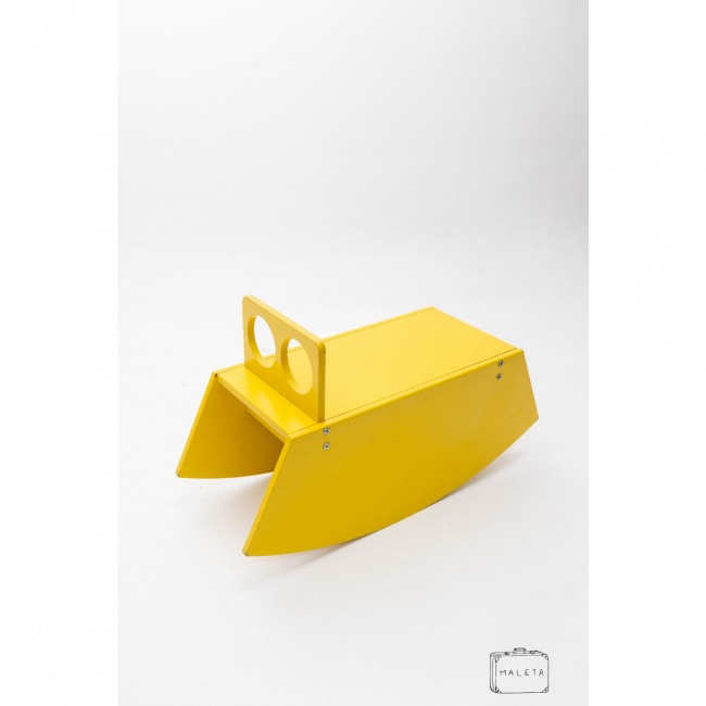BANCO INFANTIL AMARELO