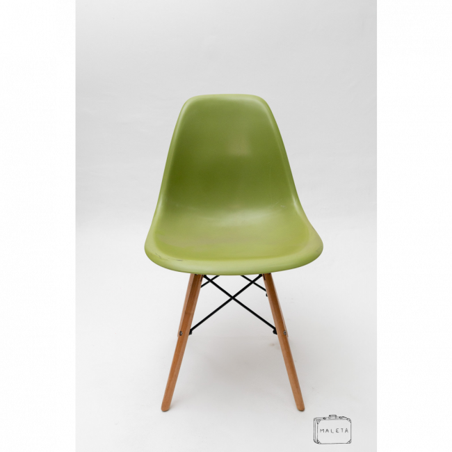 CADEIRA EAMES WOOD VERDE