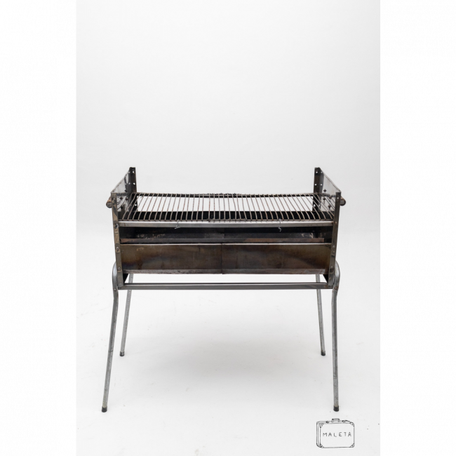 CHURRASQUEIRA INOX CROMADA - L0,80XP0,40XA0,95