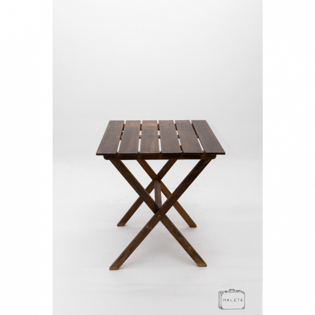 MESA QUADRADA DOBRÁVEL RIPADA - L0,60XP0,60XA0,70