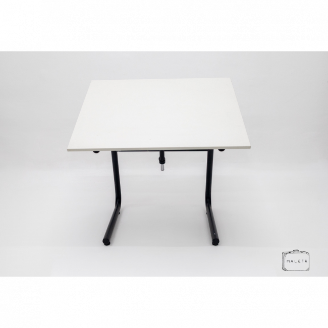 MESA DE DESENHO BASE PRETA TAMPO CINZA - L1,00XP0,80XA1,00