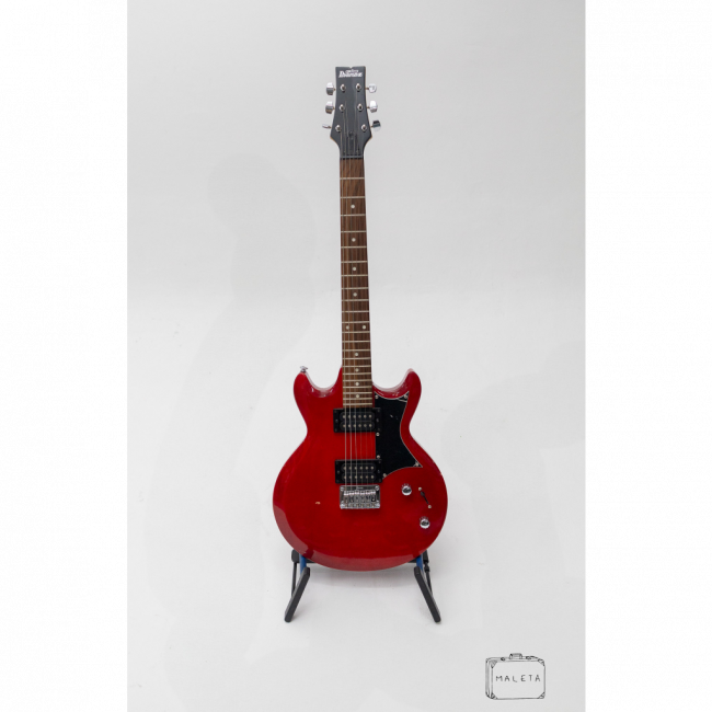 GUITARRA IBANEZ VERMELHA COM CASE
