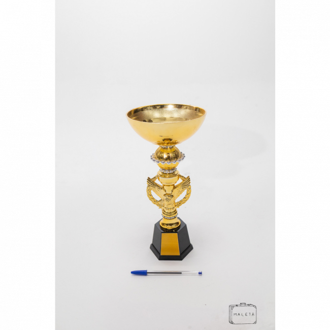 TROFÉU TAÇA COM ÁGUIA DOURADO - A0,33