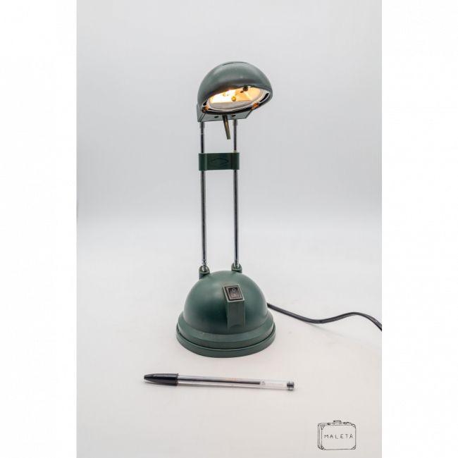LUMINÁRIA DE MESA ARTICULADA VERDE MILITAR FOSCO