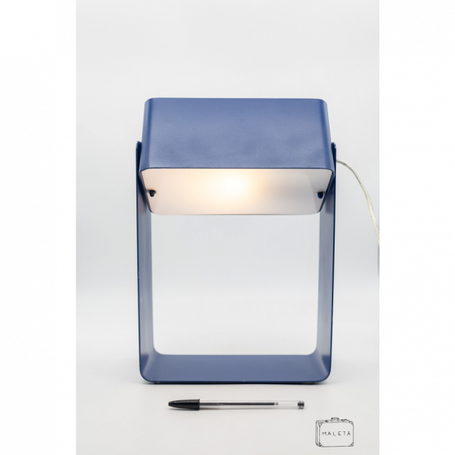 LUMINÁRIA DE MESA AZUL (REFLETOR)