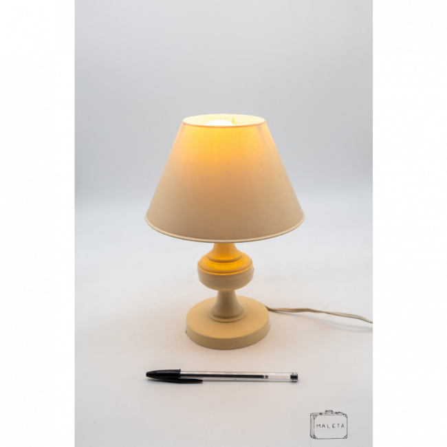 LUMINÁRIA DE MESA ABAJUR CREME