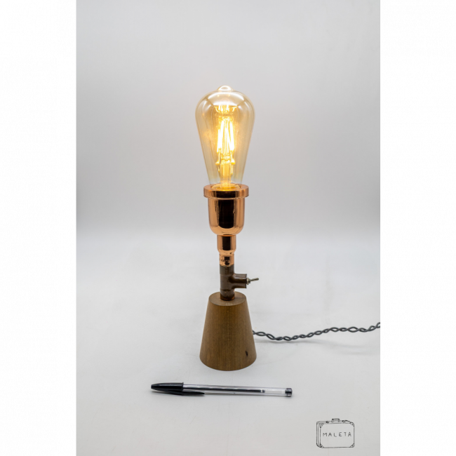 LUMINÁRIA DE MESA COBRE