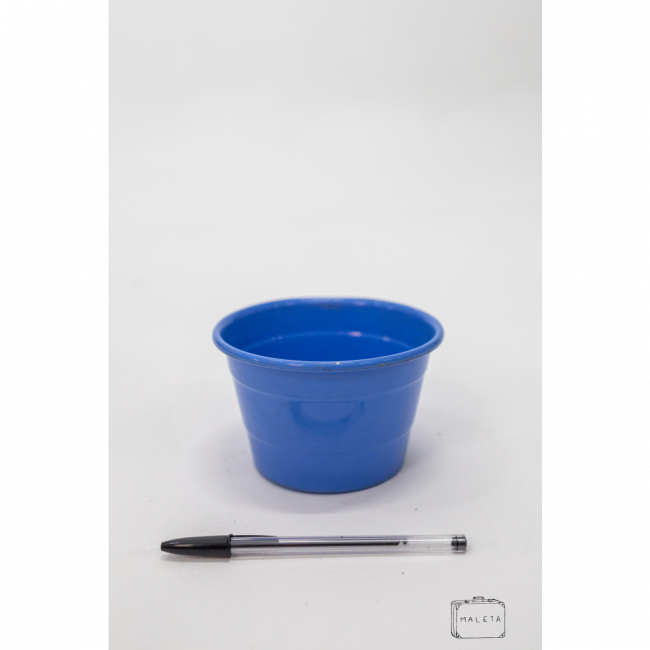 VASO DE METAL AZUL CELESTE