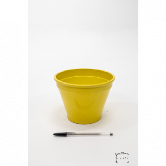 VASO CÔNICO AMARELO