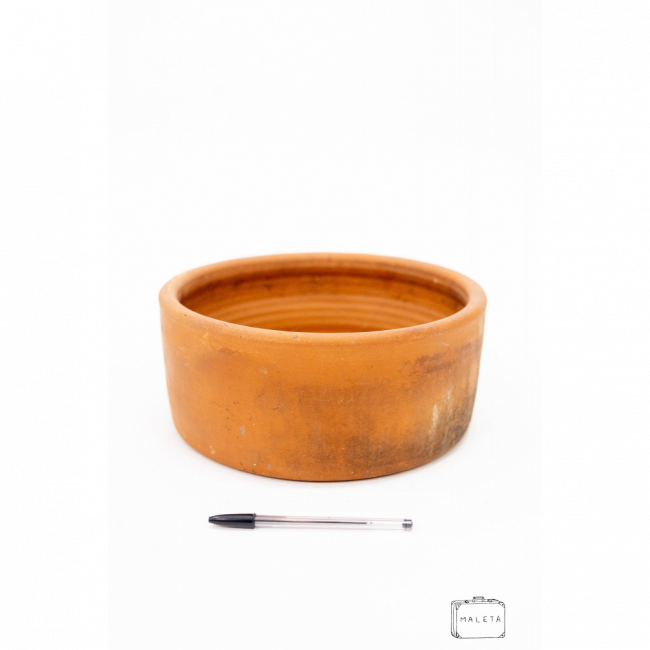 CACHEPÔ DE BARRO TIPO BANDEJA – EXTRA GRANDE