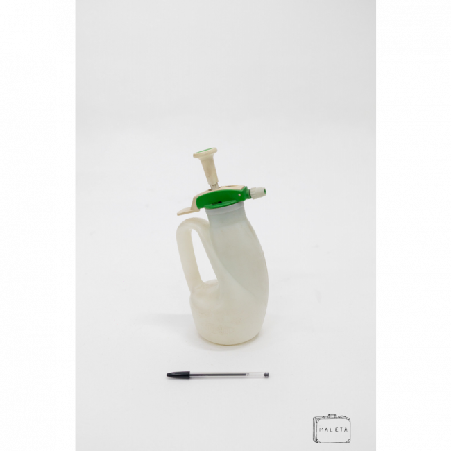 PULVERIZADOR BRANCO DETALHE VERDE