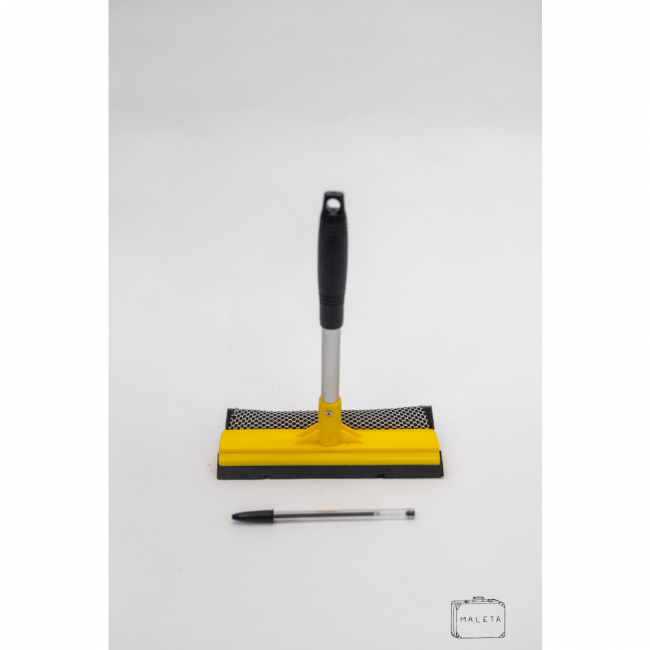 RODO PARA LIMPAR VIDRO AMARELO E PRETO