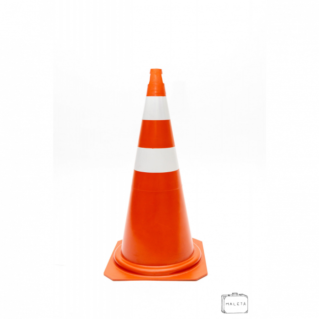 CONE DE SINALIZAÇÃO LARANJA - A0,70