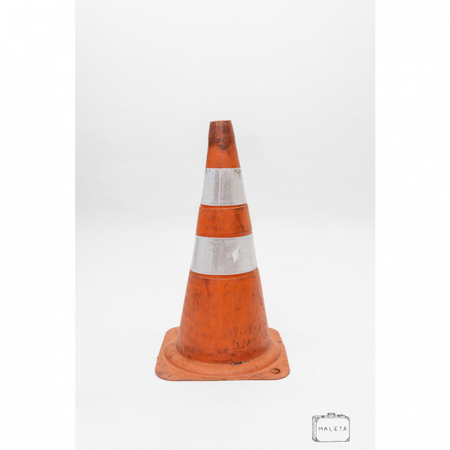 CONE DE SINALIZAÇÃO LARANJA REFLETIVO - A0,68