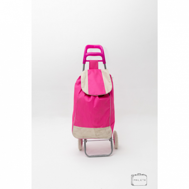 CARRINHO DE FEIRA TECIDO PINK