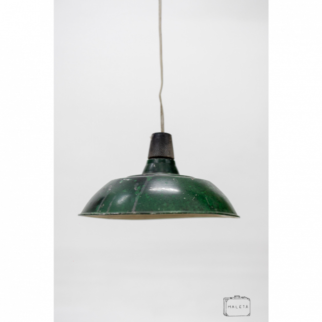 LUMINÁRIA PENDENTE PANELA VERDE - D0,30