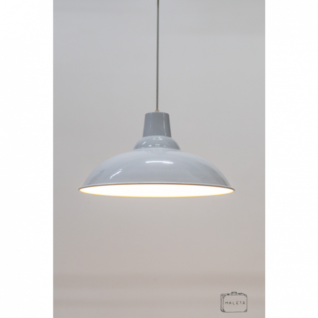 LUMINÁRIA PENDENTE PANELA BRANCA - D0,39