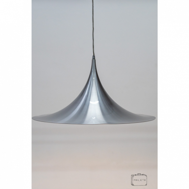 LUMINÁRIA PENDENTE CHAPÉU ALUMÍNIO - D0,58XA0,34