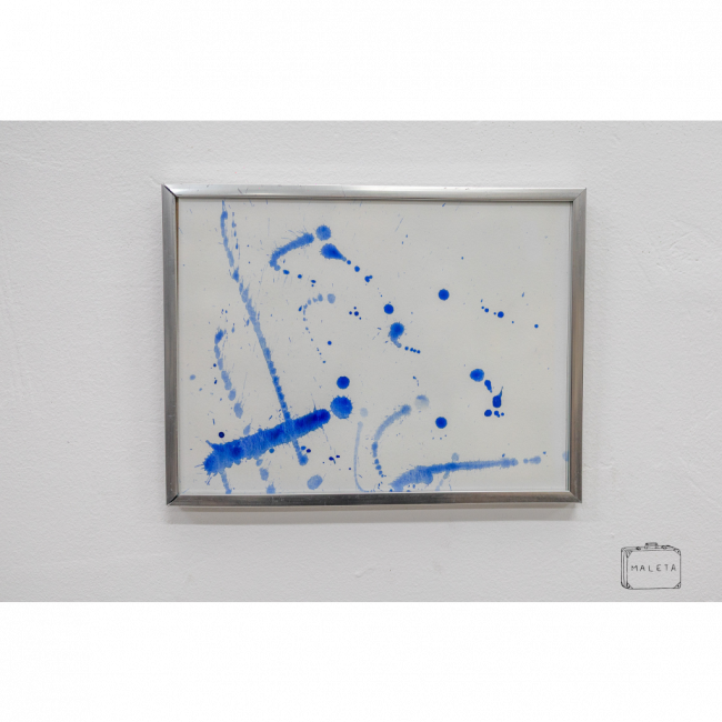QUADRO MANCHA AZUL - 25X19