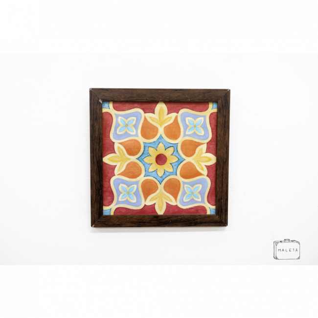 QUADRO IMITA AZULEJO - 23X23