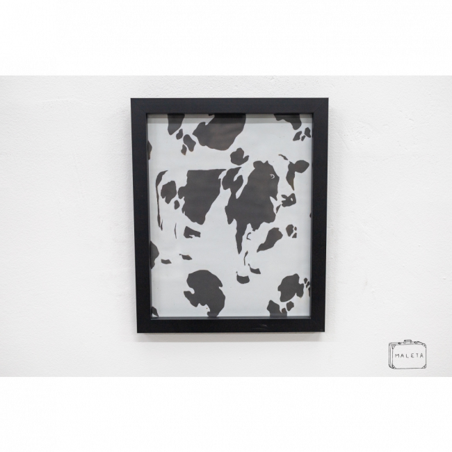 QUADRO VACA MALHADA - 27X33