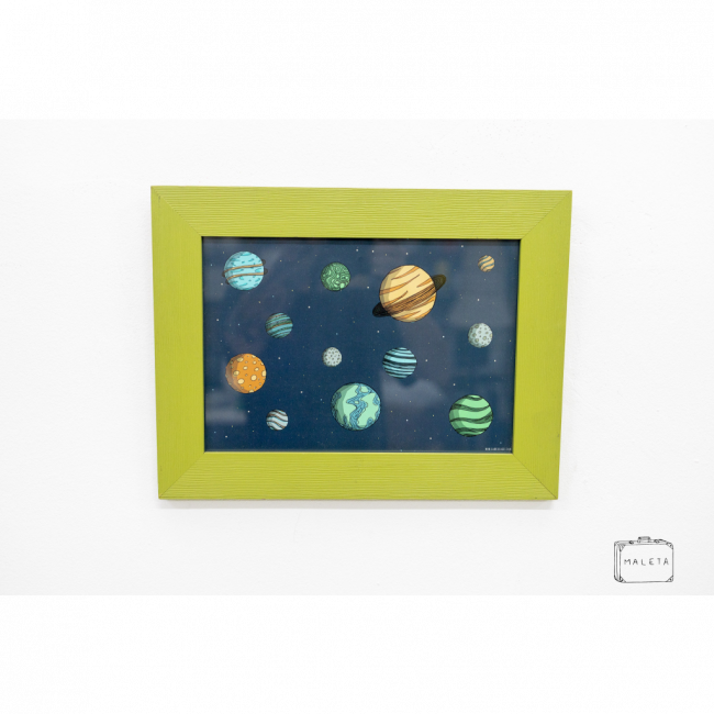 QUADRO PLANETAS - 37X28