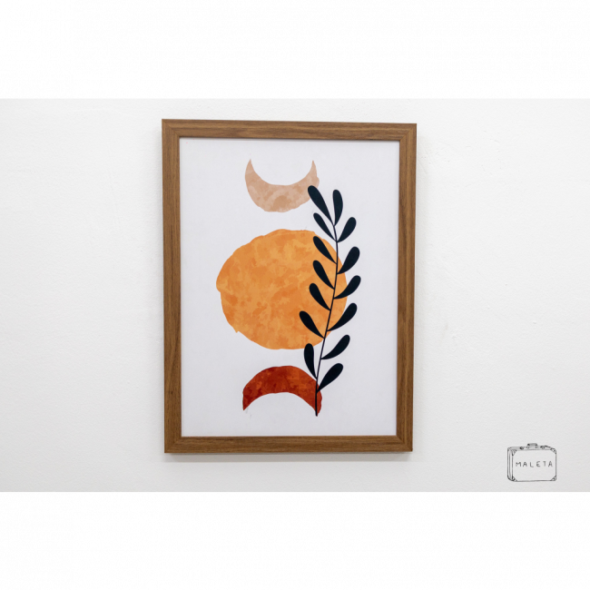 QUADRO LUA + RAMINHO - 31X41