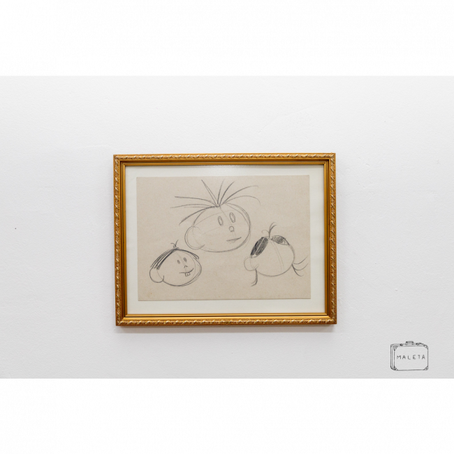 QUADRO DESENHOS TURMA DA MÔNICA - 40X31