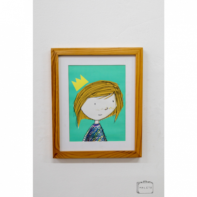 QUADRO PEQUENO PRÍNCIPE - 27X34