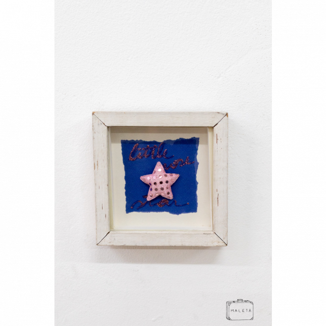 QUADRO ESTRELINHA ALMOFADINHA - 14X14