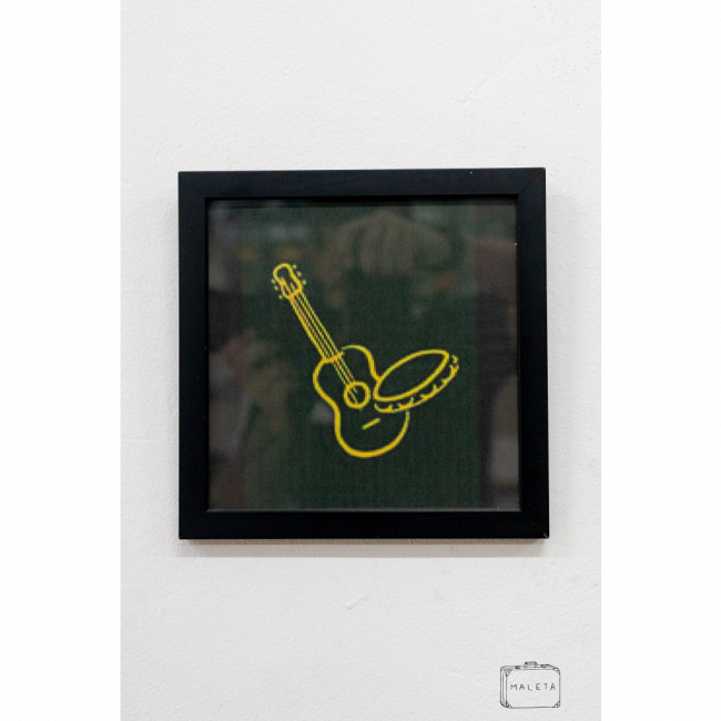 QUADRO CAVAQUINHO + PANDEIRO - 20X20