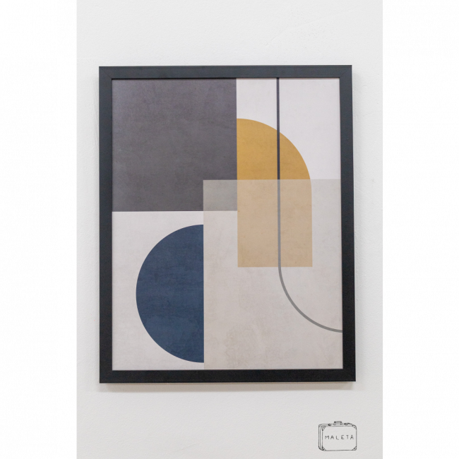 QUADRO DESENHOS GEOMÉTRICOS - 41X51