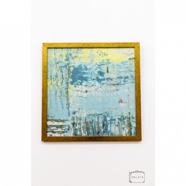 QUADRO CORES ABSTRATAS - 41X41