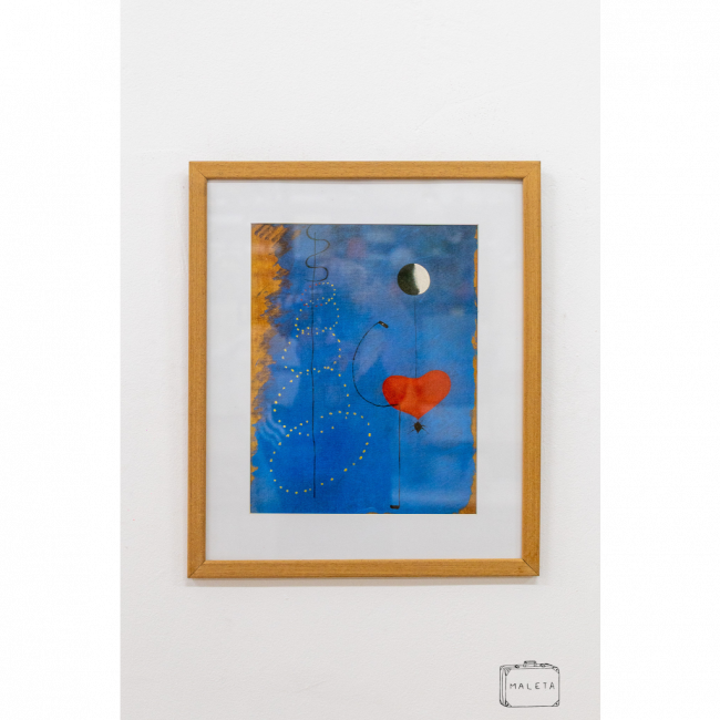 QUADRO CORAÇÃO COM LUA – 41X49