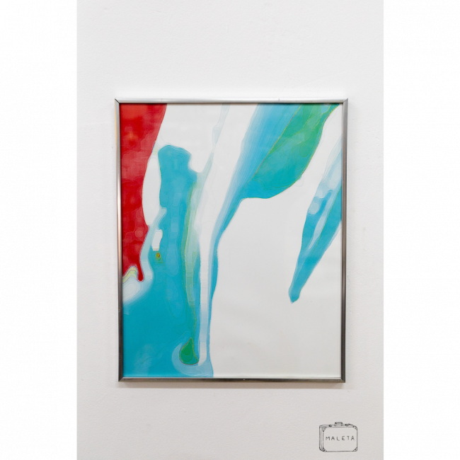 QUADRO VERDE/VERMELHO - 41X51