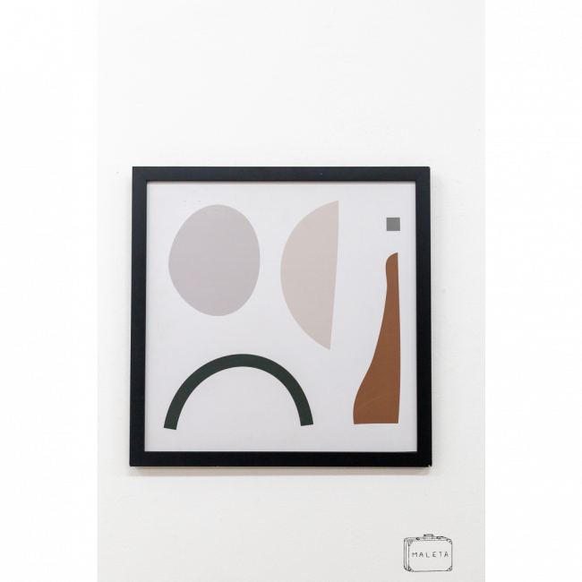 QUADRO FORMAS GEOMÉTRICAS - 44X44