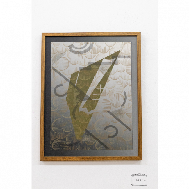 QUADRO 03 CRUZINHA - 37X47
