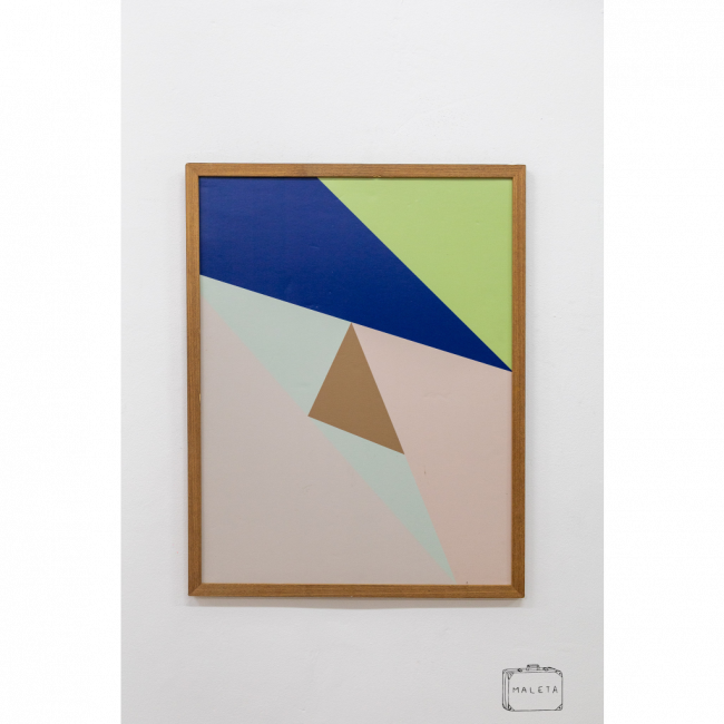 QUADRO TRIÂNGULOS CORES - 53X68
