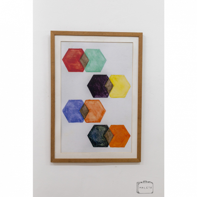 QUADRO HEXÁGONOS - 48X69
