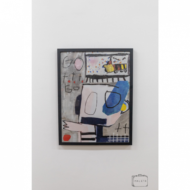 QUADRO ROBÔ GO - 50X66