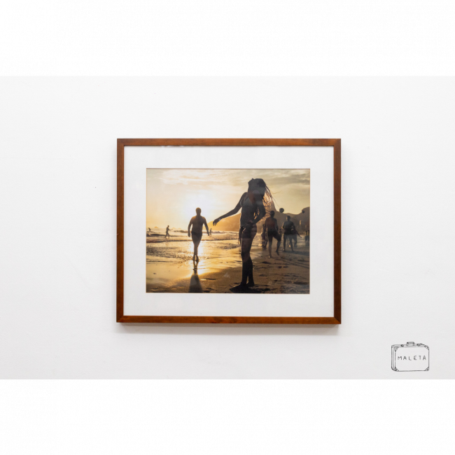 QUADRO MULHER PRAIA RJ - 63X52