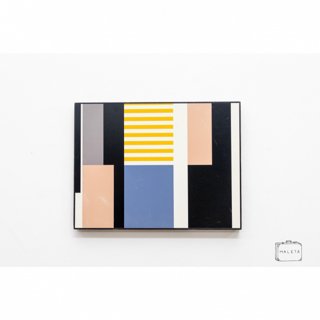 QUADRO RETÂNGULOS GEOMÉTRICOS - 37X48