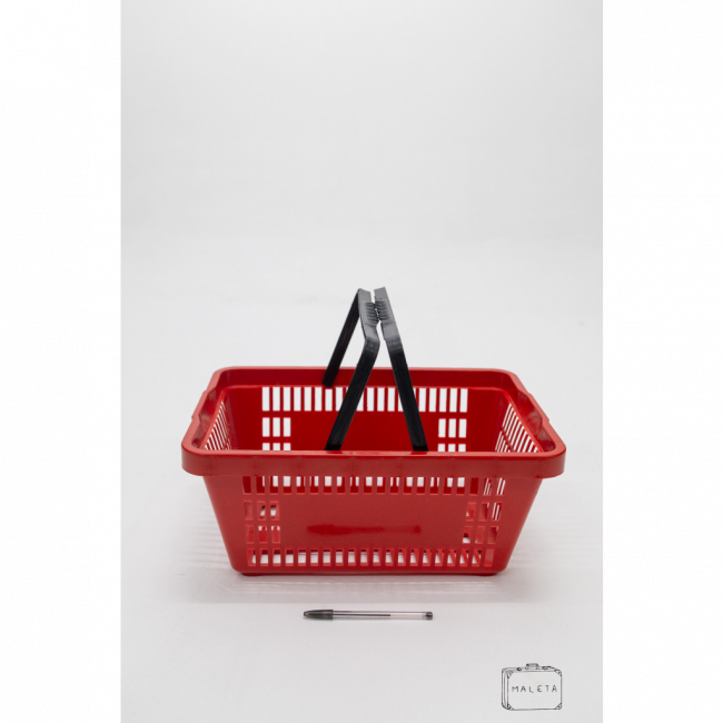 CESTO MERCADO VERMELHO