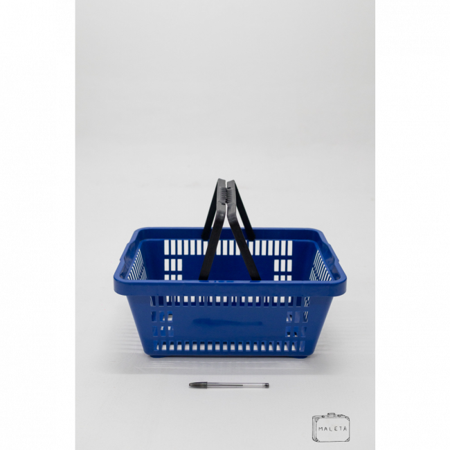 CESTO MERCADO AZUL