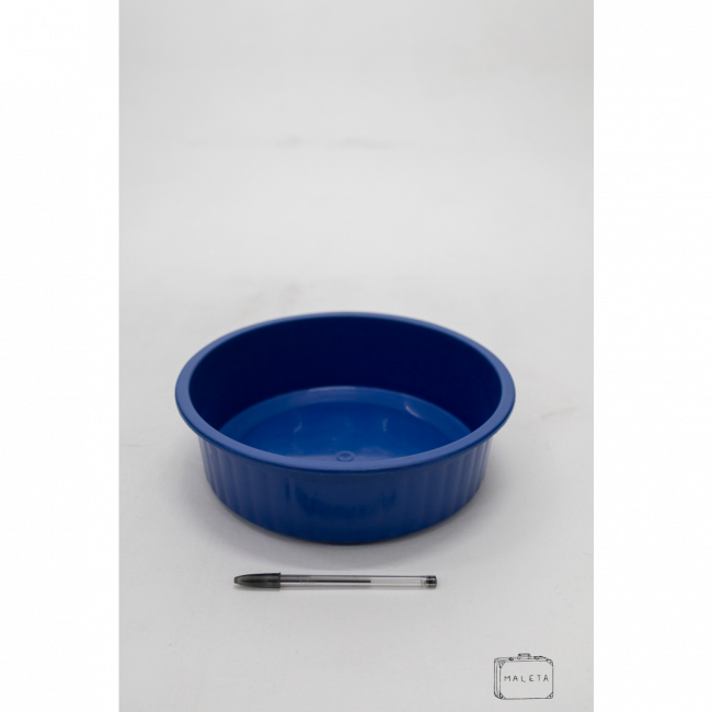 BACIA PLÁSTICO AZUL BIC - MÉDIA