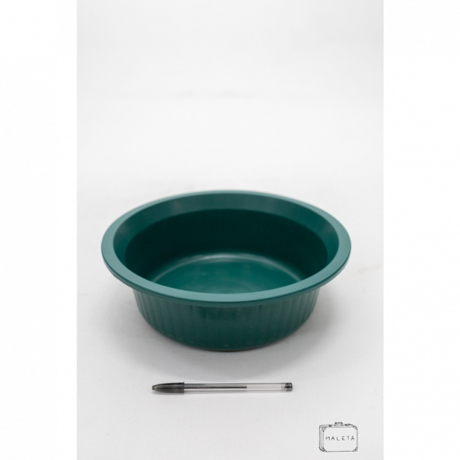 BACIA PLÁSTICO VERDE MILITAR - MÉDIA