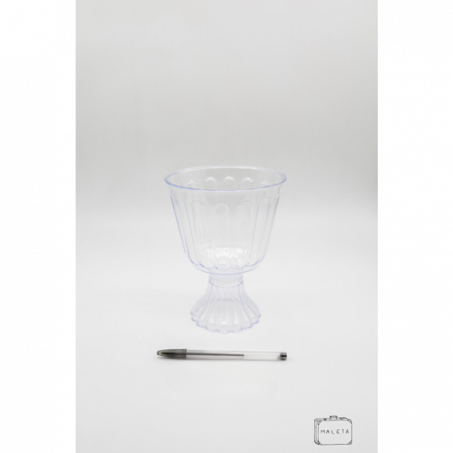 BALEIRO TAÇA ACRÍLICO CRYSTAL - LS