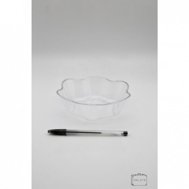 BOWL ACRÍLICO CRYSTAL FLOR - LS
