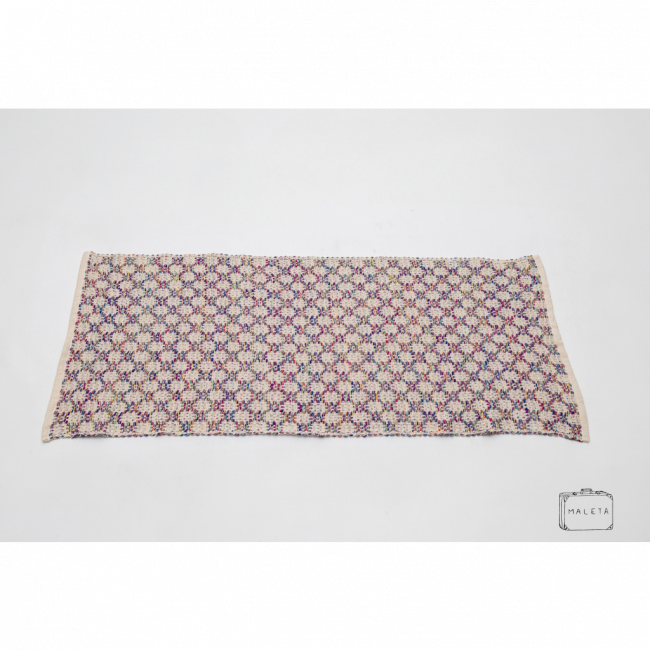 TAPETE TRINDADE MULTICOLORIDO - 0,57X1,40