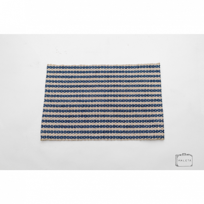 CAPACHO SISAL AZUL - 0,40X0,60